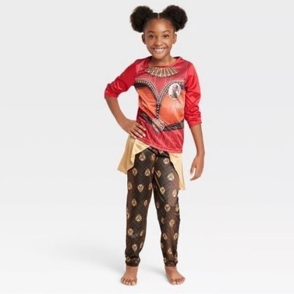 Marvel Studios Black Panther Okoye 2 Piece Fantasy Union Suit Pajama Set - Picture 1 of 9